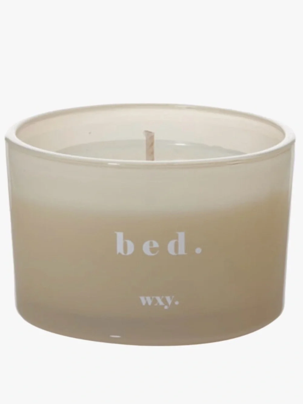 WXY UK Bed Scented Candle warm musk black vanilla beige color new in box gift